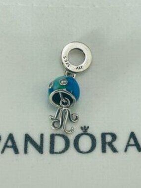 Pandora Color-Changing Jellyfish Dangle Charm S925 Sterling Silver